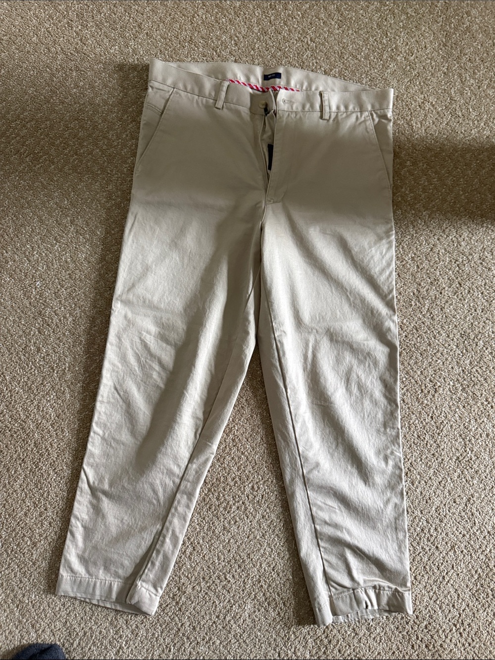 Men’s Light Beige Chino Pants
